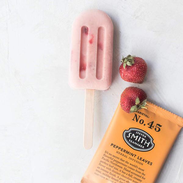 Peppermint Strawberry Creamsicles