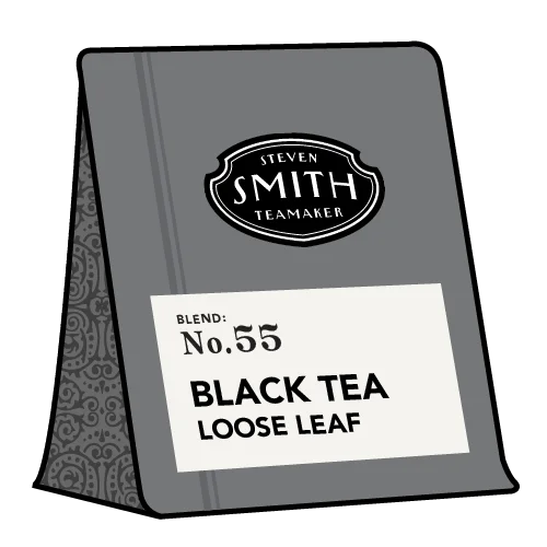 Black tea loose leaf packaging