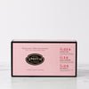 Pink Valentine's Day Collection box with Smith logo and a list of the contents: Lover's Leap, Black Lavender and Big Hibiscus.
