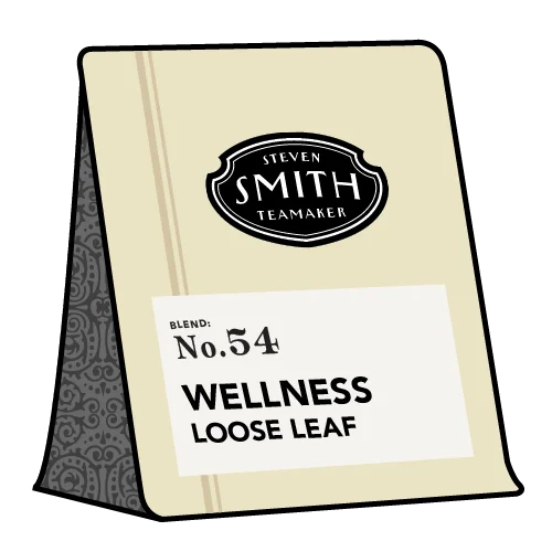 Wellness tea loose leaf packaging